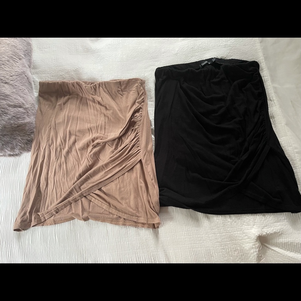 Two mini skirts